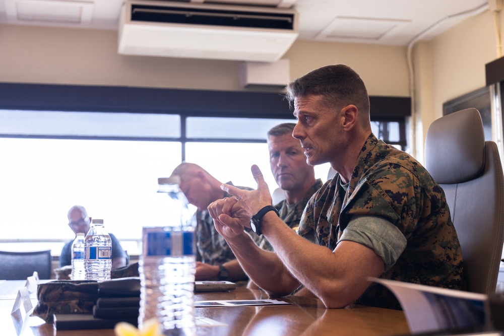 Ironing Out the Details: Plans, Policies, and Operations Staff Visit MCBH to Discuss Training, Community Engagement, and Force Modernization Efforts