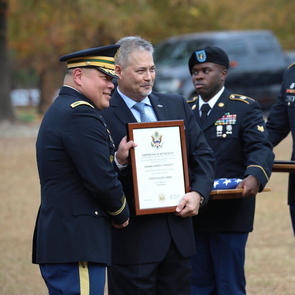 Col. Steven G. Yamashita Retires