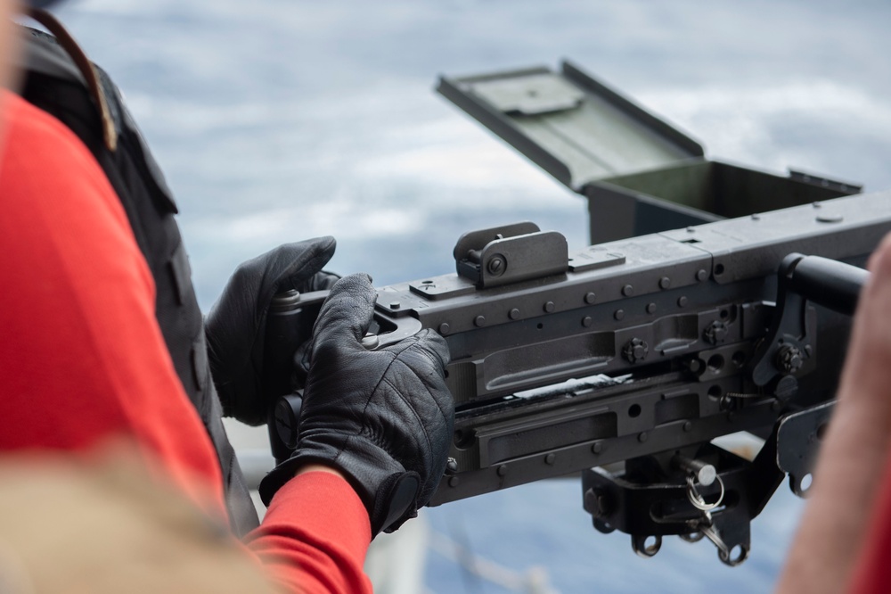 USS Carl Vinson (CVN 70) Conducts a Live Fire Exercise