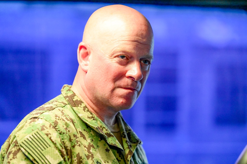 NAVSEA Warfare Centers Commander Tours a Range Support Craft at NB Point Loma