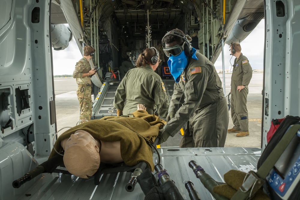 96th AS supports 45th AES with aeromedical evacuation exercise