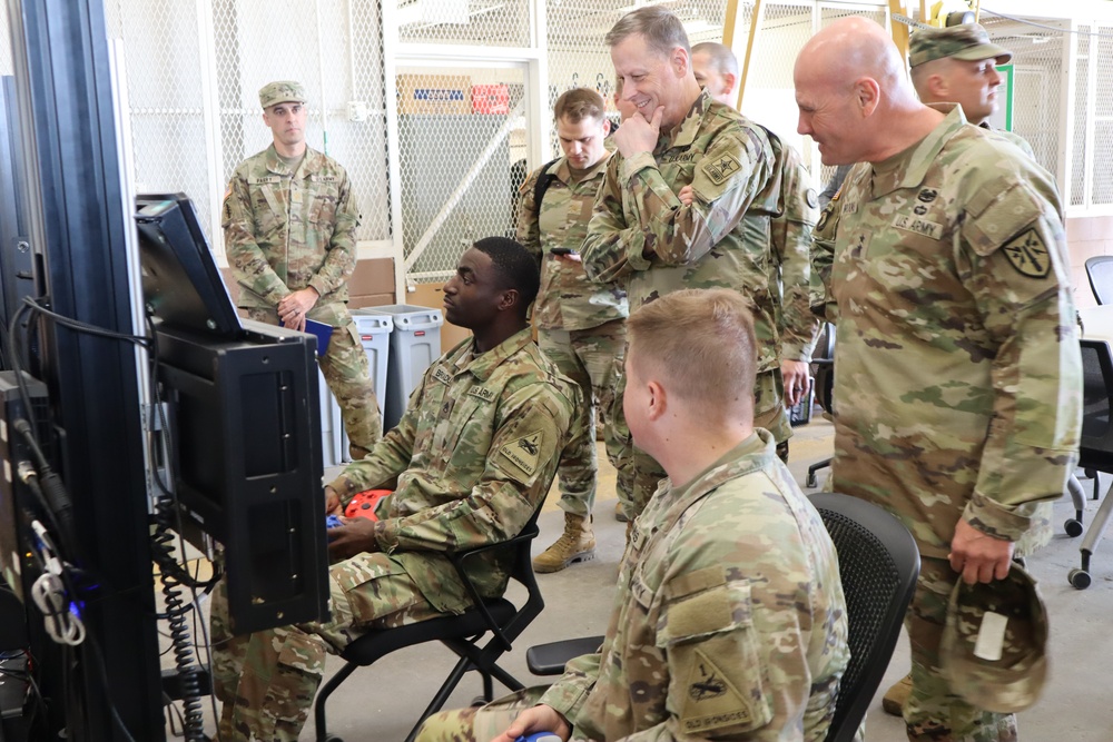 LTG Patrick E. Matlock visits the Fires Center of Excellence