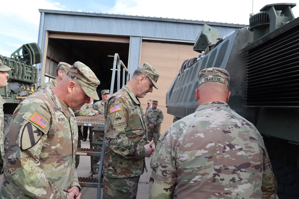 LTG Patrick E. Matlock visits the Fires Center of Excellence