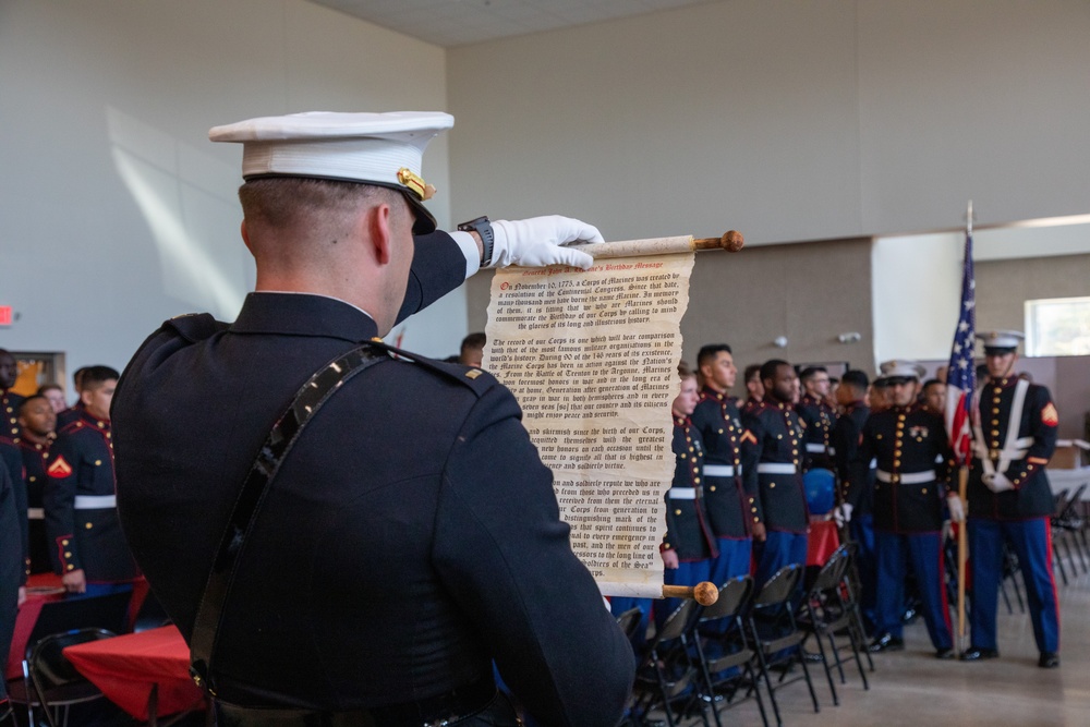 Logistics Operations School celebrates the 248th birthday of the Marine Corps