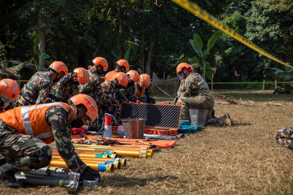 2023 Nepal DREE FTX- Collapsed Structure Search and Rescue demonstration