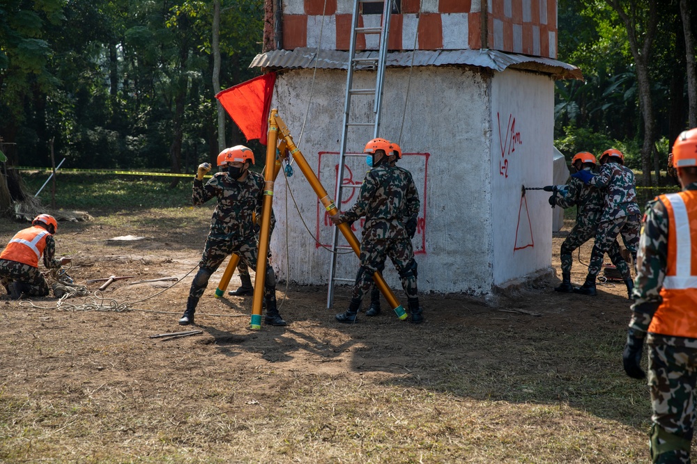 2023 Nepal DREE FTX- Collapsed Structure Search and Rescue demonstration