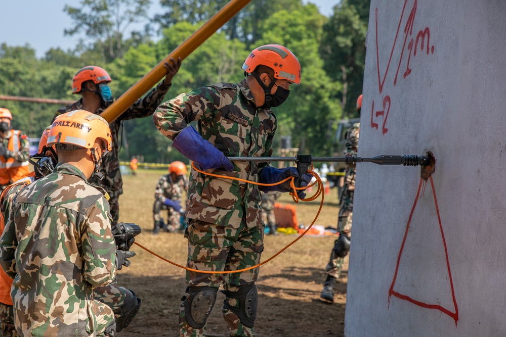 2023 Nepal DREE FTX- Collapsed Structure Search and Rescue demonstration