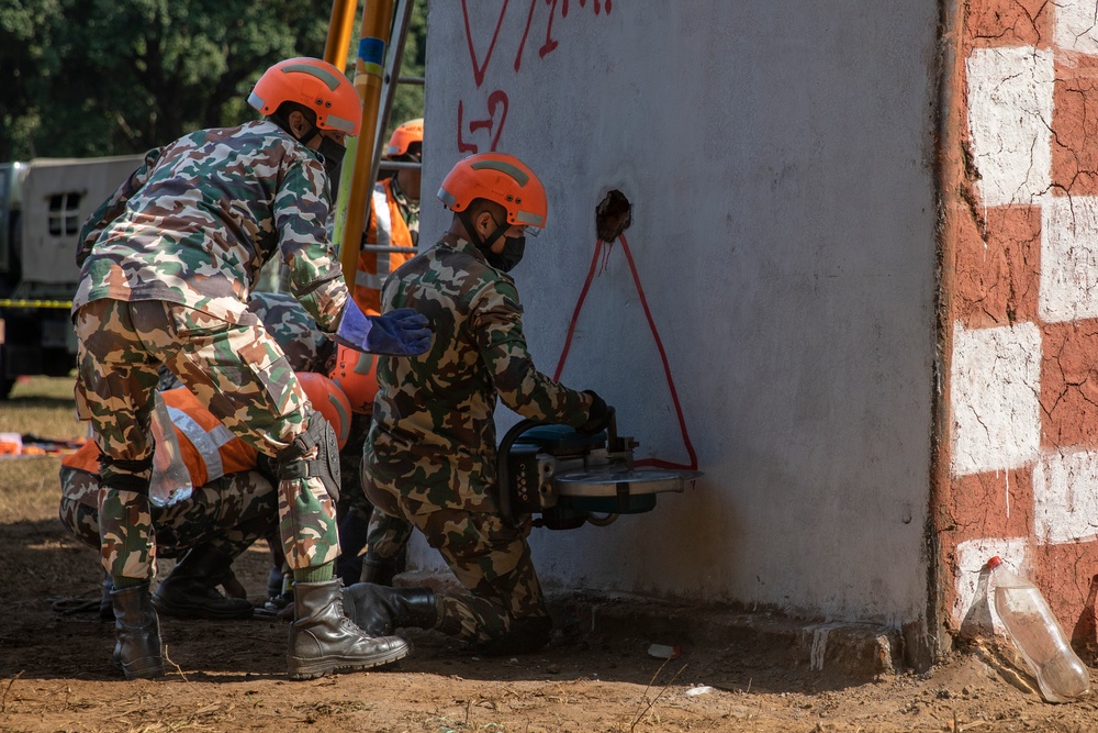 2023 Nepal DREE FTX- Collapsed Structure Search and Rescue demonstration