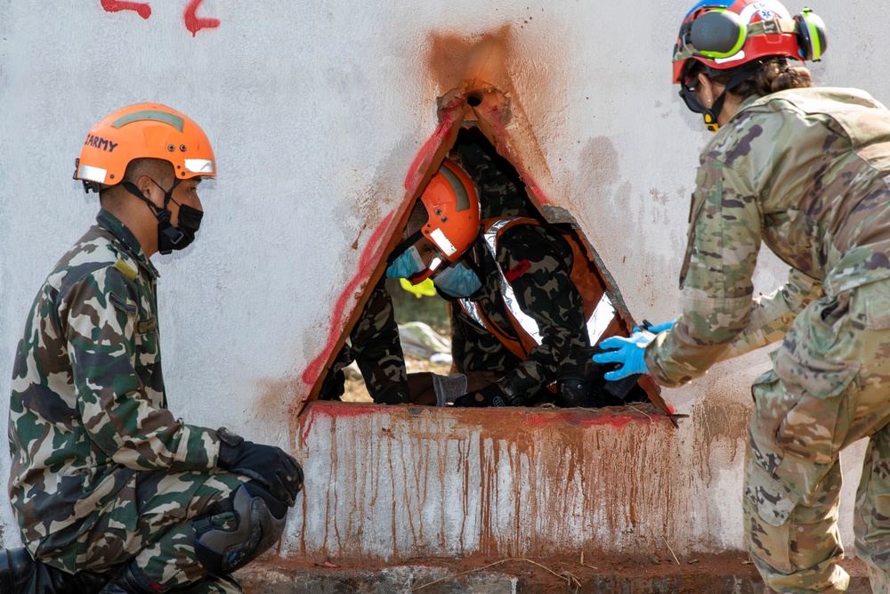 2023 Nepal DREE FTX- Collapsed Structure Search and Rescue demonstration