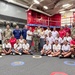 Pacific Partnership 2023: Mission Commander meets with Tonga's Oceania Sevens U18 Women's Rugby Team.