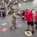 Pacific Partnership 2023: Mission Commander meets with Tonga's Oceania Sevens U18 Women's Rugby Team.