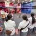 Pacific Partnership 2023: Mission Commander meets with Tonga's Oceania Sevens U18 Women's Rugby Team.