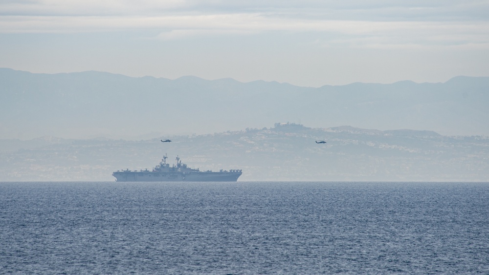 USS Boxer (LHD 4) Underway