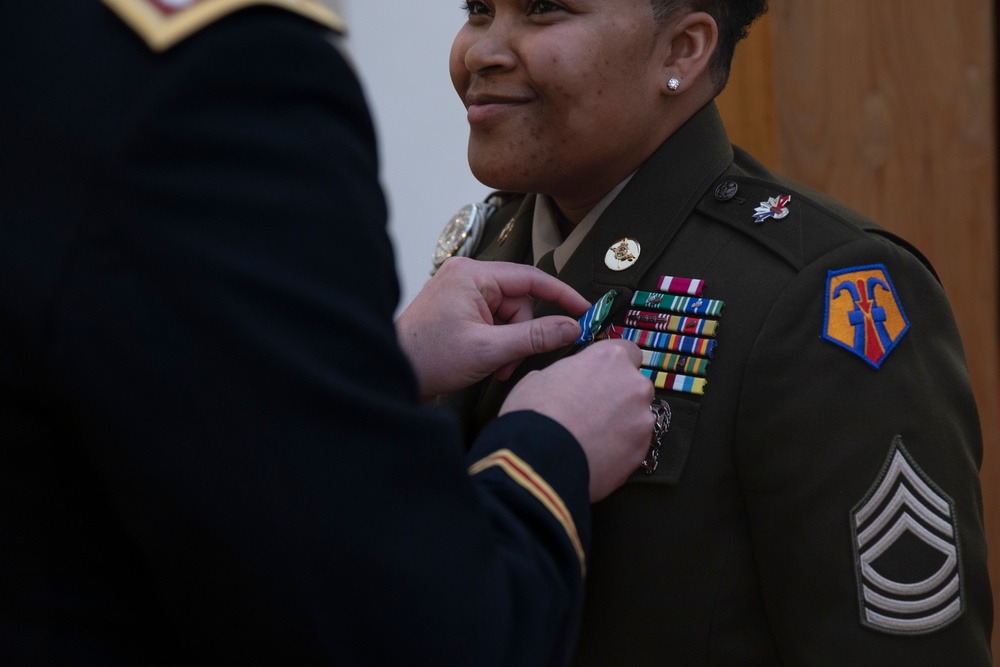 Master Sgt. Bennett Promotion Ceremony