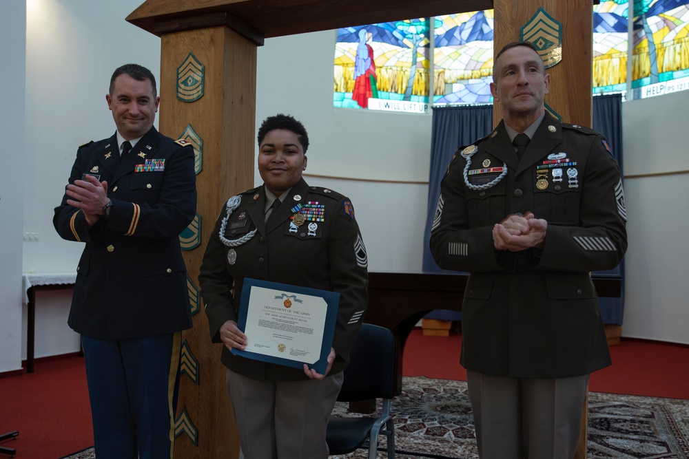 Master Sgt. Bennett Promotion Ceremony