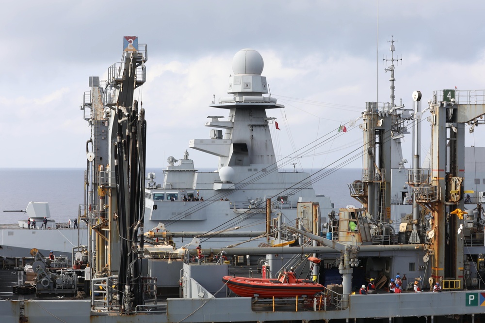 Carlo Margottini Conducts Underway Replenishment