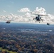 An Aircraft Formation flies over Buffalo, NY