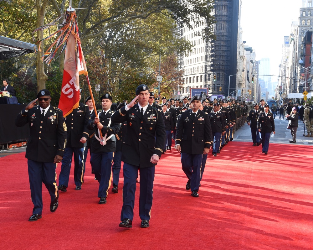 NYC Veterans Day parade 2023