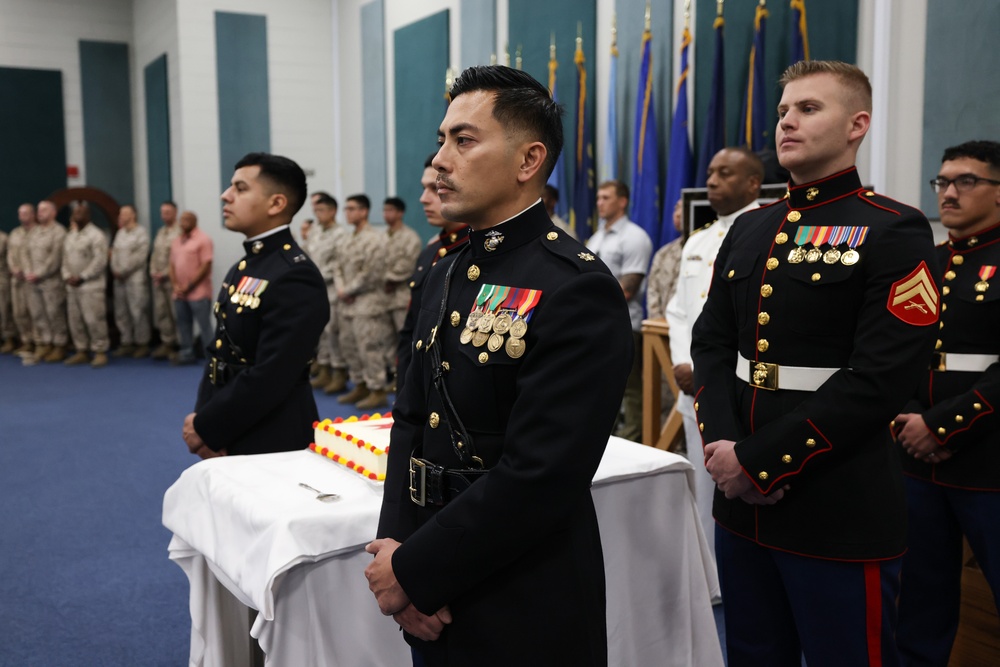 Task Force 51, 5th Marine Expeditionary Brigade Celebrates 248th Marine Corps Birthday