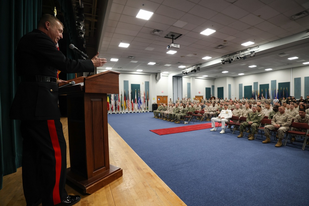 Task Force 51, 5th Marine Expeditionary Brigade Celebrates 248th Marine Corps Birthday