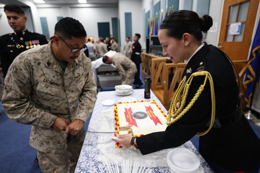 Task Force 51, 5th Marine Expeditionary Brigade Celebrates 248th Marine Corps Birthday