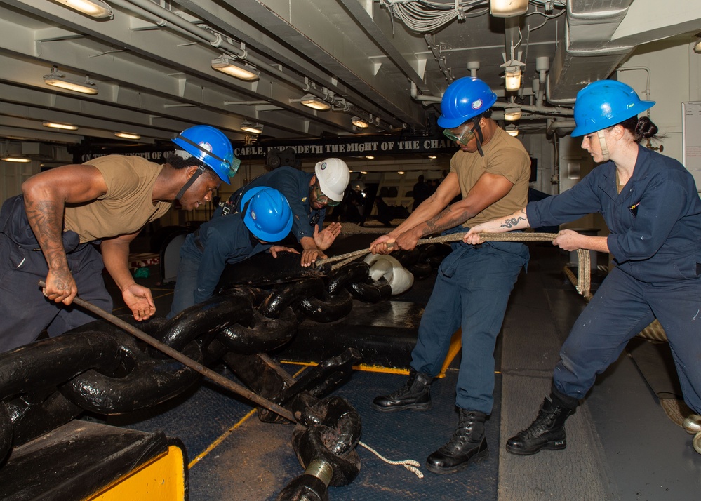 USS Ronald Reagan (CVN 76) returns to Yokosuka, Japan