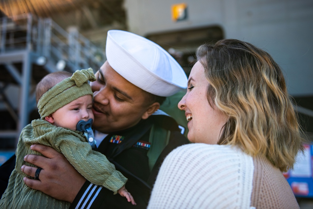 USS Ronald Reagan (CVN 76) returns to Yokosuka, Japan