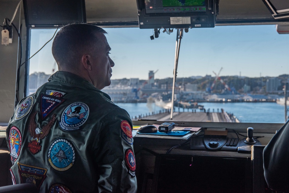 USS Ronald Reagan (CVN 76) returns to Yokosuka, Japan