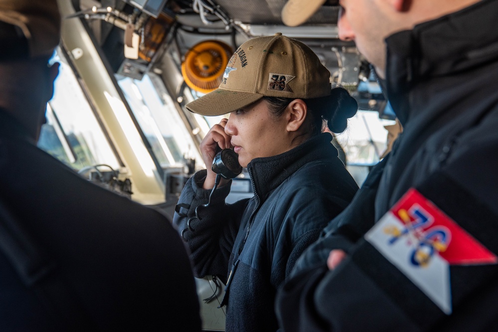 USS Ronald Reagan (CVN 76) returns to Yokosuka, Japan