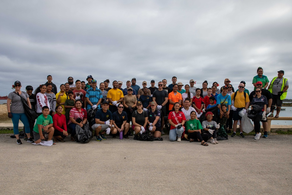 Pacific Partnership 2023: Sailors Volunteer at a Beach Cleanup Event in Tonga