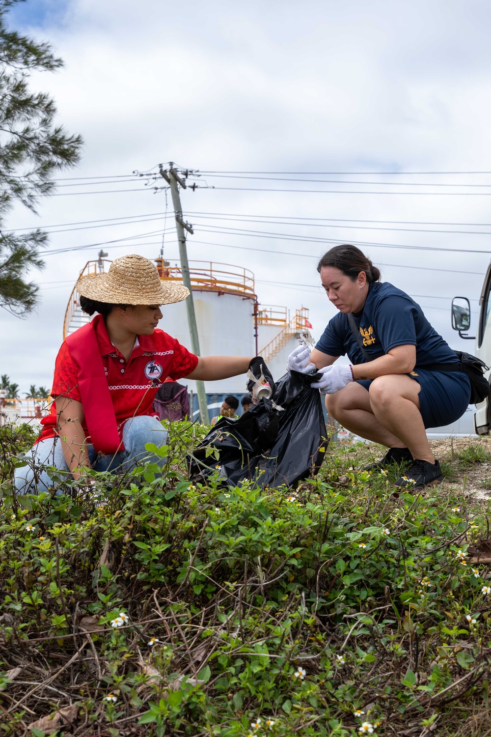 Pacific Partnership 2023: Sailors Volunteer at a Beach Cleanup Event in Tonga