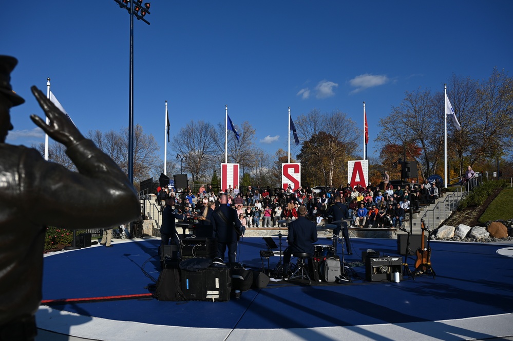 Dedication of Salute to Capital Guardians statue at National Harbor, MD