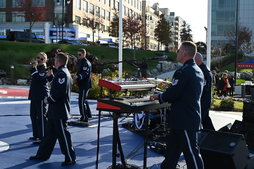 Dedication of Salute to Capital Guardians statue at National Harbor, MD