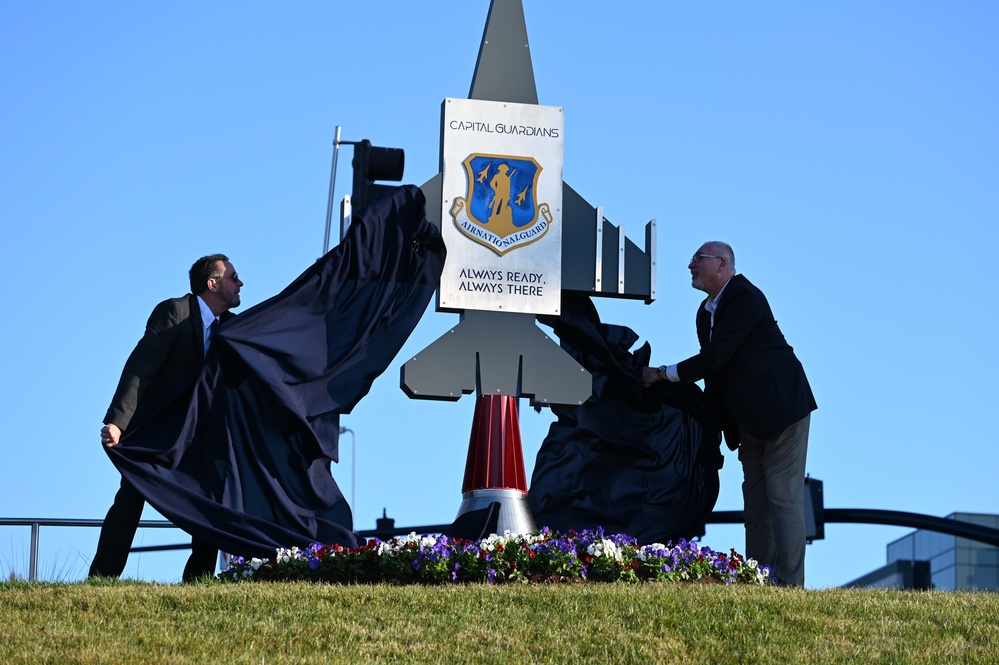 Dedication of Salute to Capital Guardians statue at National Harbor, MD