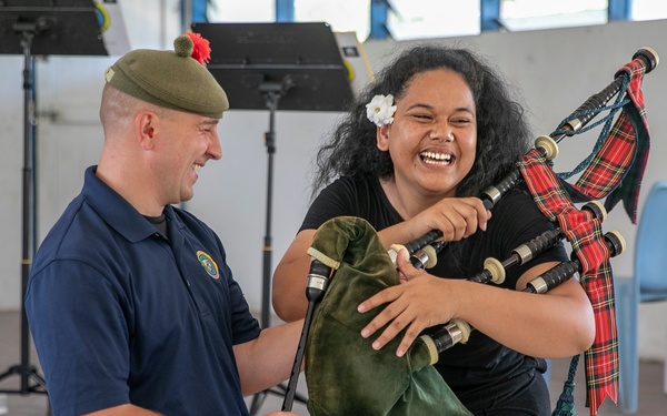 Pacific Partnership 2023: PP23 Engages with Local Children at STEM and Concert Event.