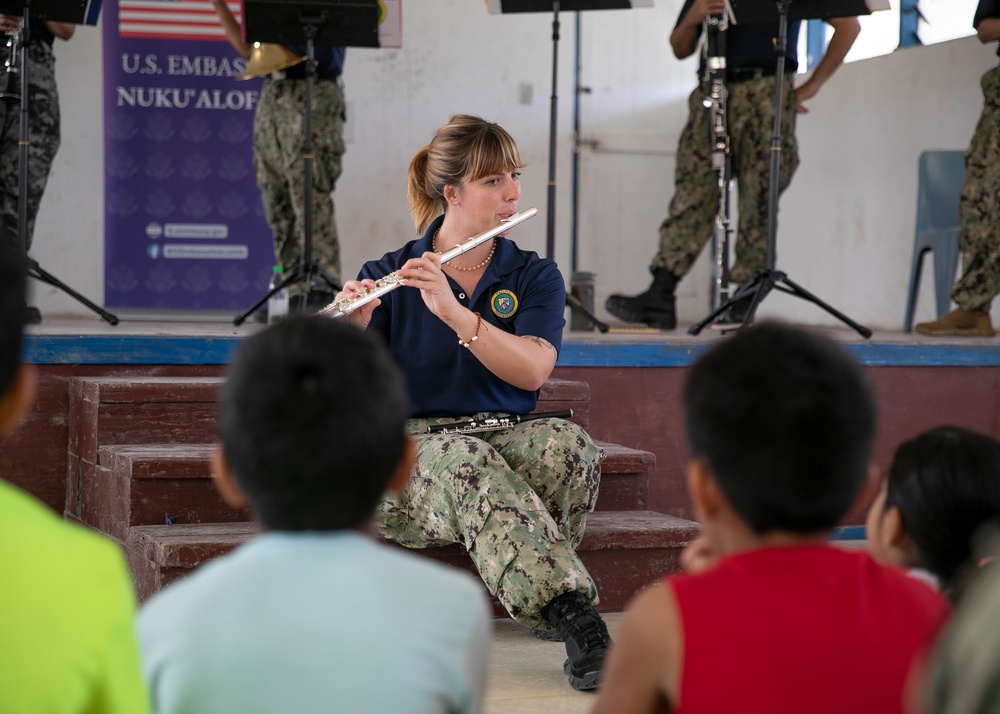 Pacific Partnership 2023: PP23 Engages with Local Children at STEM and Concert Event.