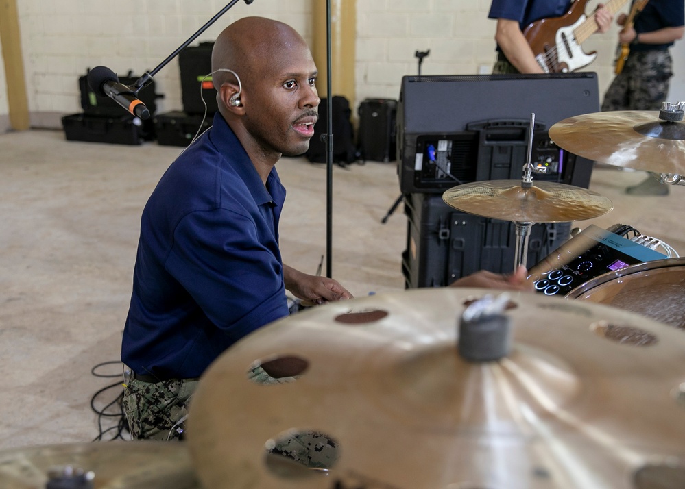 Pacific Partnership 2023: PP23 Rock Band Performs at Tupou College