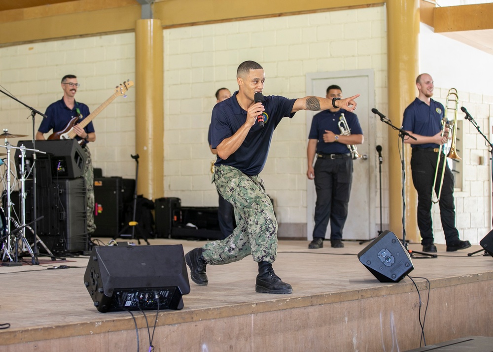 Pacific Partnership 2023: PP23 Rock Band Performs at Tupou College