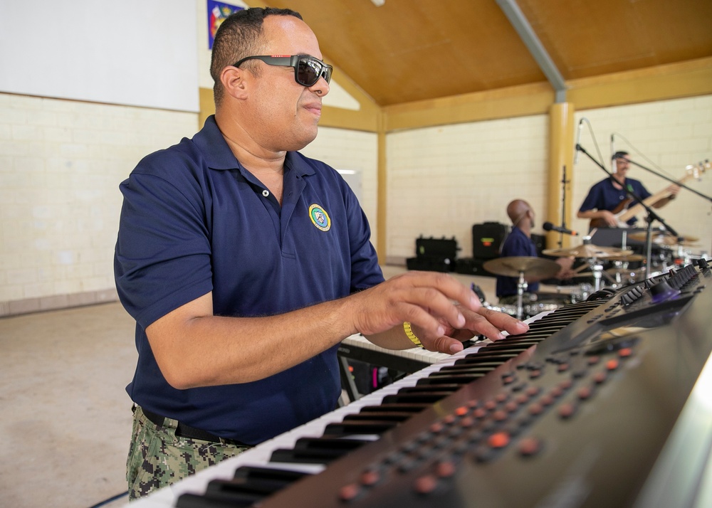 Pacific Partnership 2023: PP23 Rock Band Performs at Tupou College