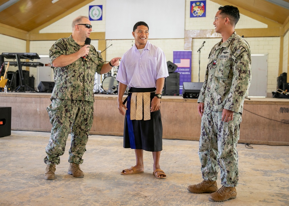 Pacific Partnership 2023: PP23 Rock Band Performs at Tupou College