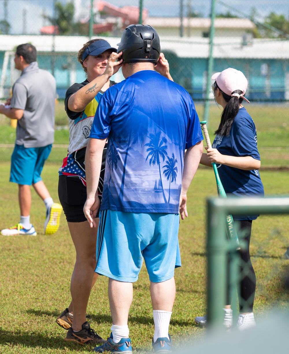 Andersen Air Force Base Airmen coach the Special Olympics