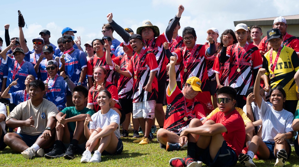 Andersen Air Force Base Airmen coach the Special Olympics