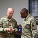 Command Chief Williams visits the 177th Fighter Wing