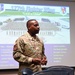 Command Chief Williams visits the 177th Fighter Wing