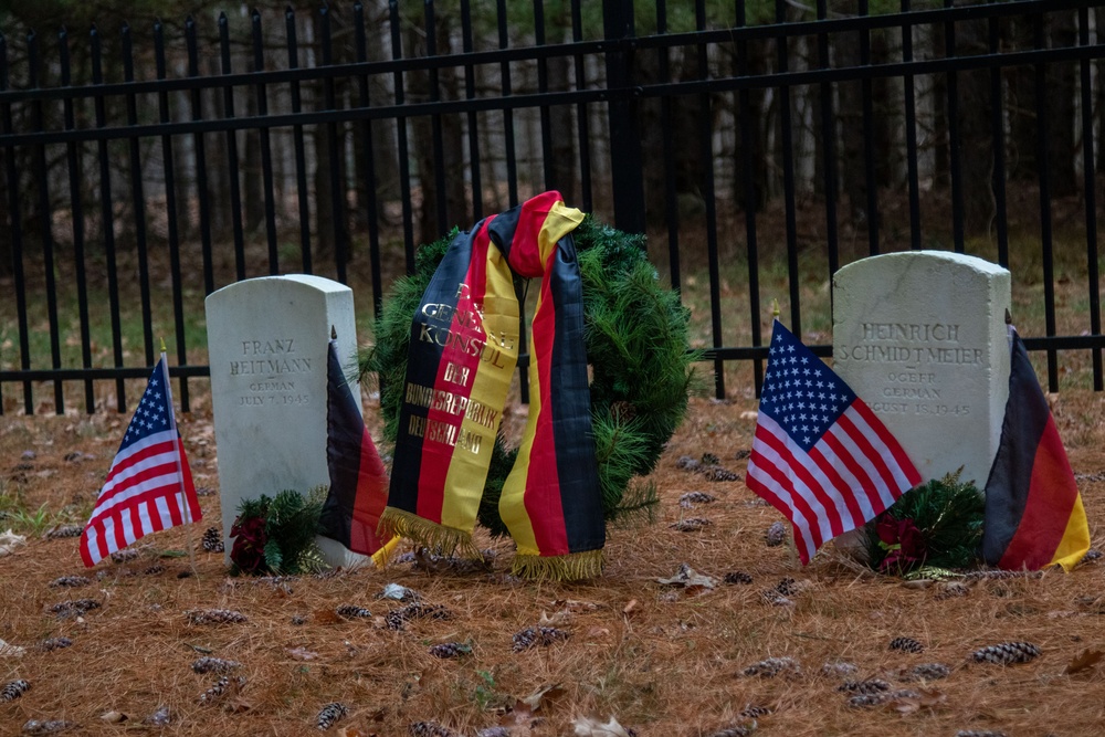 Fort Drum’s German POWs honored with wreath-laying on Remembrance Day