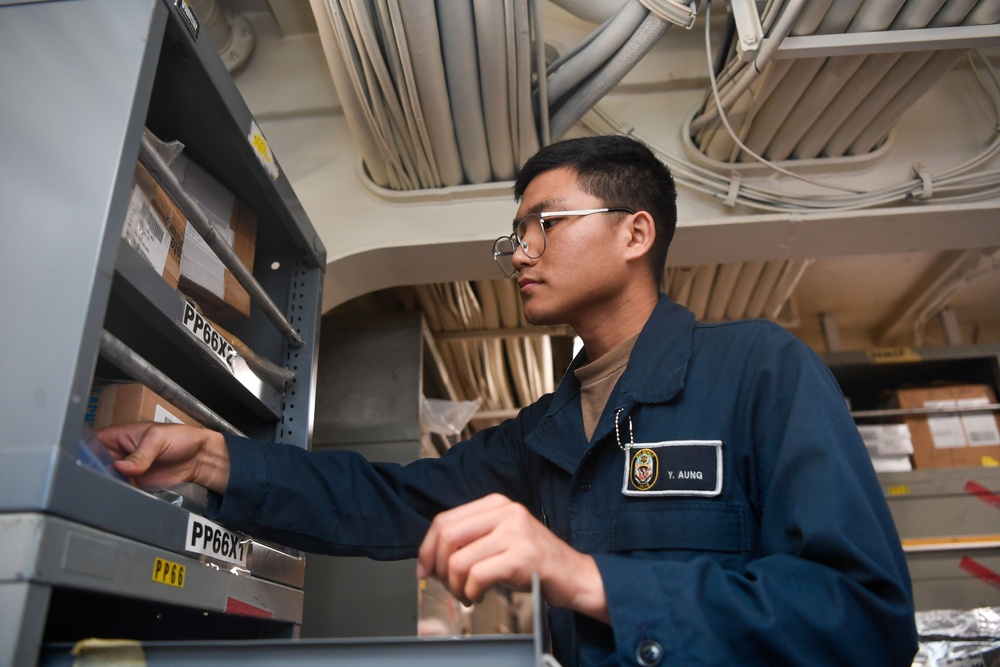 Meticulous Attention to Storeroom Supplies