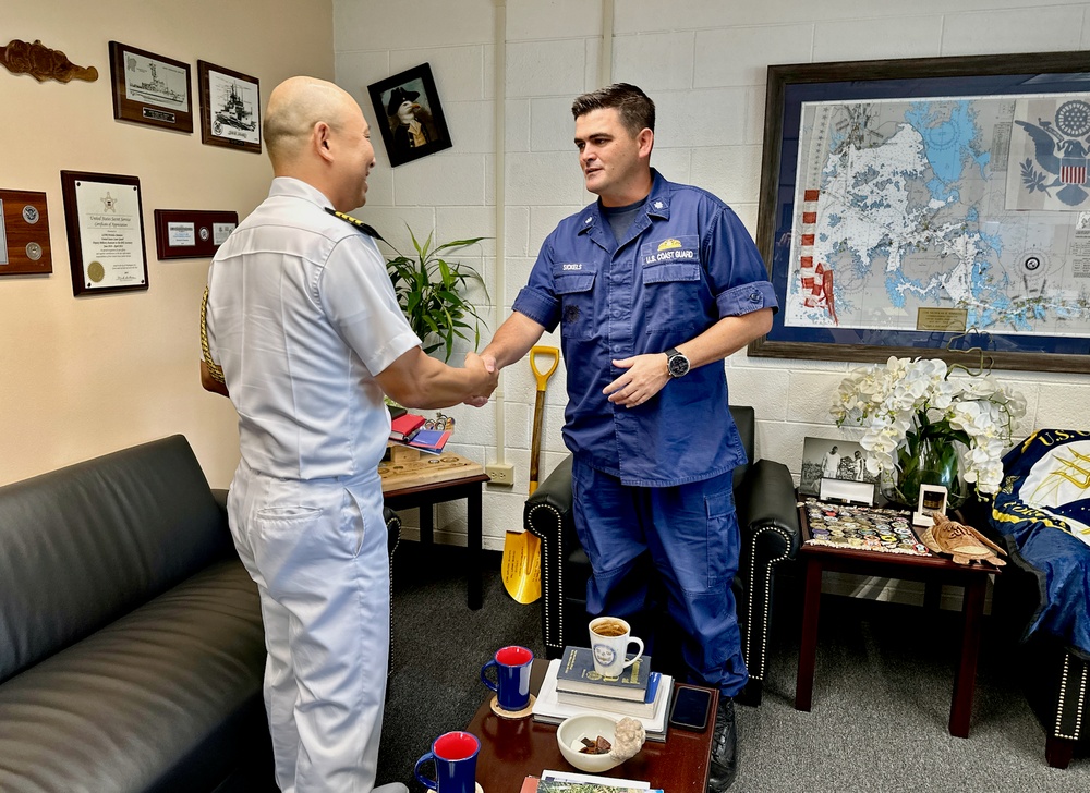 U.S. Coast Guard meets with Republic of Korea navy counterparts