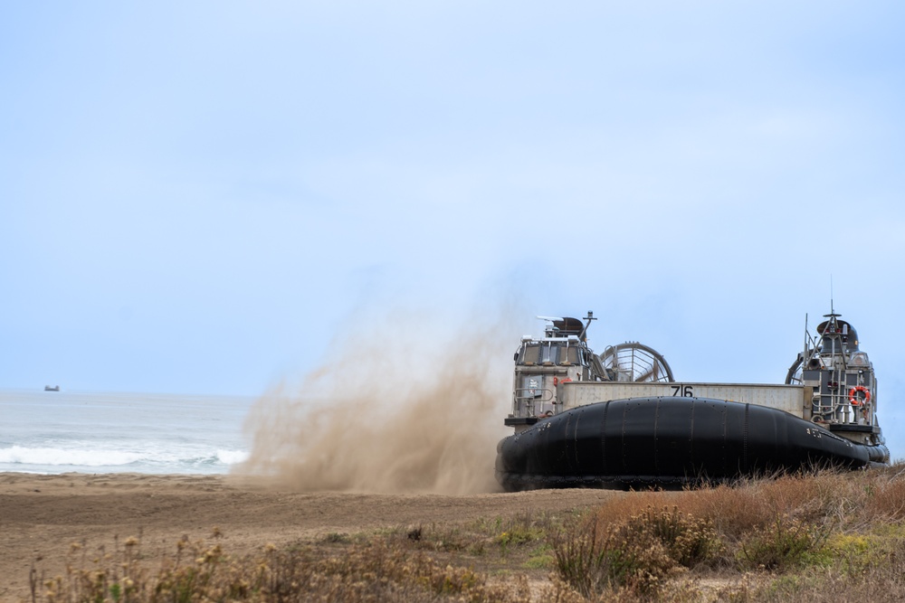 Boxer Sailors And Marines Work Together During LCAC Ops