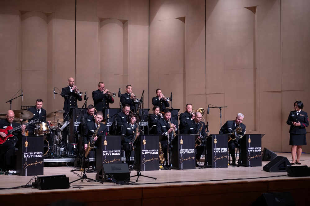 The United States Navy Band Commodores perform at the Inaugural Diversity in Music Summit