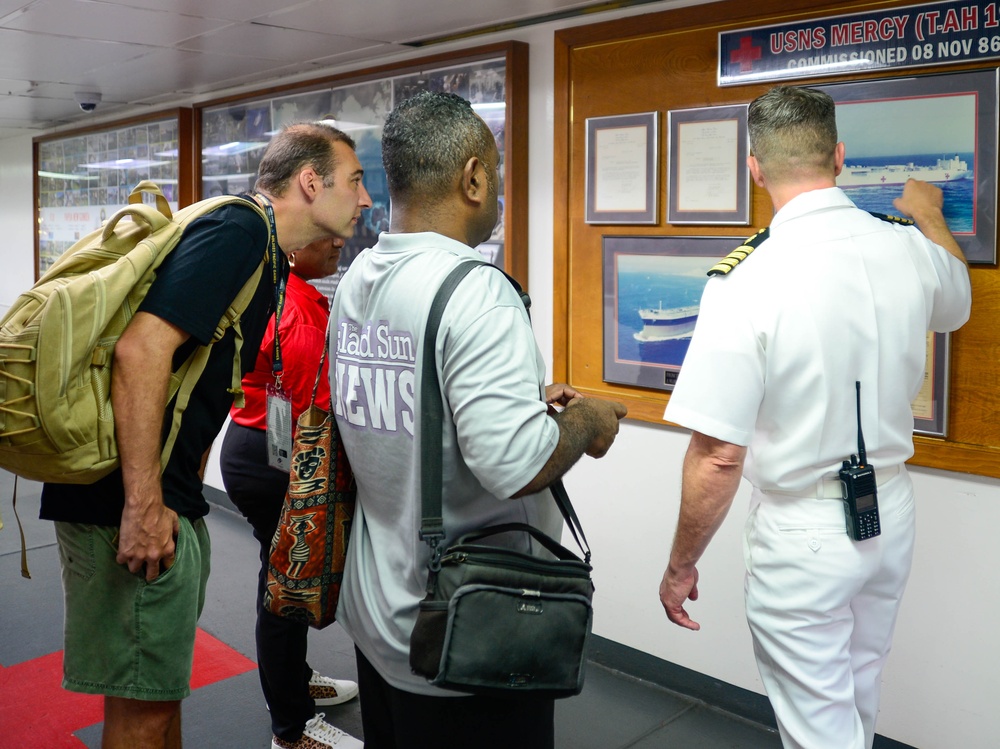 Pacific Partnership 2024-1: USNS Mercy Media Availability in Solomon Islands